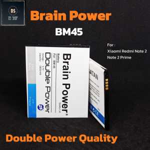 (DS) Baterai HP Xiaomi Redmi Note 2 BM45 Batrai Xiomi BM 45 Double Power Brain Power Ori Original Batre