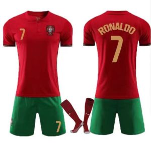 Áo Thi Đấu Số 7 Của Bồ Đào Nha Áo Bóng Đá Sân Nhà Của Đội Tuyển Quốc Gia Áo Tập Khởi Động Trước Trận Đấu Cho Trẻ Em Người Lớn