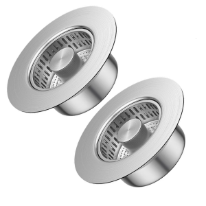 Simple Release Kitchen Sink Metal Drain Cover with Push Down Standard Water System for Kitchen