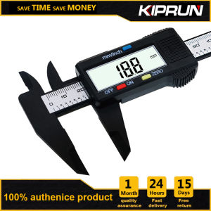 [Ready stock] KIPRUN Measuring Tool 0-150mm 6 Inch Plastic LCD Digital Electronic Carbon Fiber Vernier Caliper Rule Gauge Micrometer
