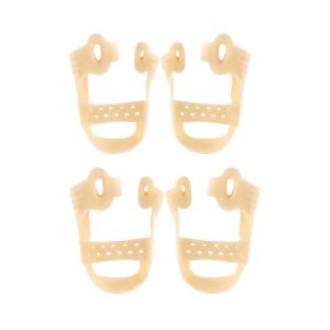 XINSU38 Exerciser Strap Pull Toe Valgus Corrector Elastic Band Reduce Pressure Silicone Toe Splitter Washable Bunion Protector Toe Straightener Pads Toe Splitter