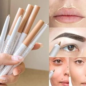 WOOLOVE 3 Colors Eyebrow Concealer Pen Waterproof Eyes Lip Contouring Face Concealer Full Cover Foundation Pencil Cosmetic Makeup