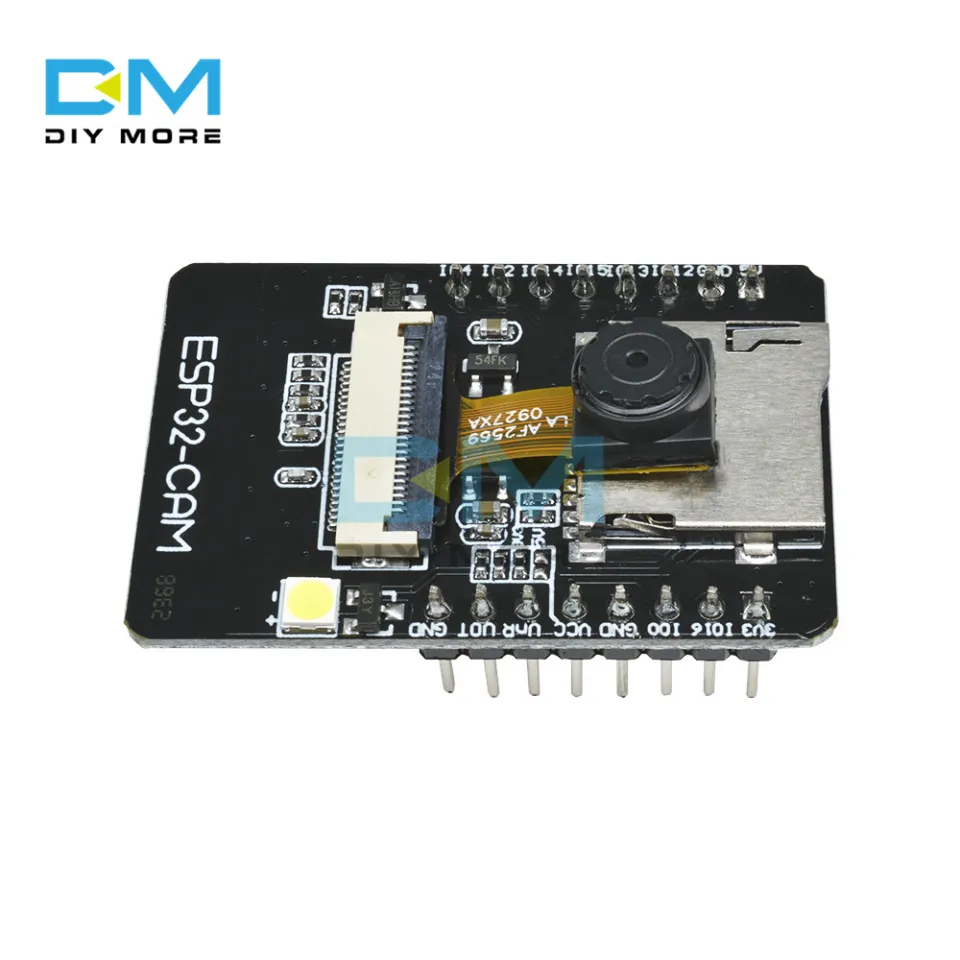 ESP32-CAM, Camera Module Based On ESP32, OV2640 Camera and ESP32-CAM-MB  adapter Included