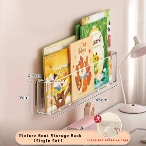 【SG STOCK】Childrens Bookcase Wall Hanging Door Reading Picture Book Storage Wall Toddler/Baby Bookshelf免打孔墙上书架