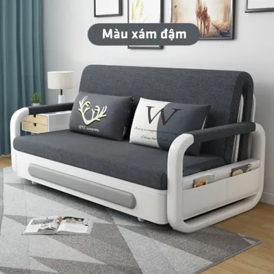 Sofa giường gấp gọn thông minh có ngăn chứa đồ hàng nhập khẩu cao cấp Giường gấp gọn thông minh khung sơn tĩnh điện