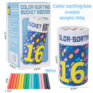 Childrens Early Education Puzzle Color Classification Cup Montessori Sorting Toys Kid Gifts Mainan