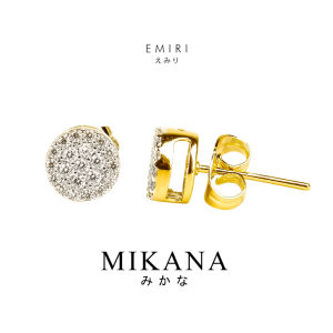 Mikana 18k Gold Plated Emiri Stud Earrings accessories for women Jewelry Jewelries Earring Earing