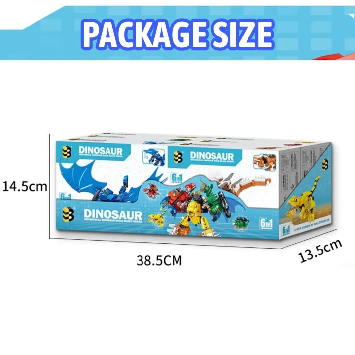 SpaceKids%20Dinosaur%20Transformers%206-in-1%20Combination%20Childrens%20Lego%20Block%206-pox%20Set%20Robot%20Toy%20Compatible%20Design%20-%20Image%205