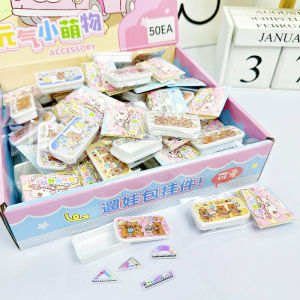 【Clementty】 5Pcs Miniature Stationery Set Pendant Simulated Pencil Case Pretend Toys Model Play House Lifelike Design Mini Stationery Box