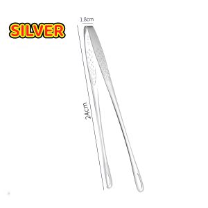 Korean and Japanese BBQ Tongs Stainless Steel Grill Tongs Kitchen Food Tongs Tweezers Cooking Clamp Tool
