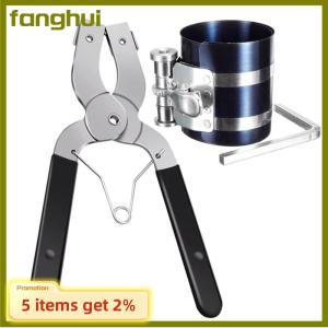 fanghui Piston Ring Installer Piston Ring Plier Piston Ring Compressor Tool Stainless Steel Vehicle Maintenance Clamp Durable Engine