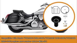 16111-MEA-671 Carburetor Repair Rebuild Kit Fits for Honda Honda VTX1300C 2004-2007 VTX1300S 2003-2007 VTX1300R 2005-2007