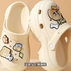 [Free Shipping] WomenS Summer 2025 New Style Platform Sandals With Thick Soles Height-Increasing Non-Slip And Closed-Toe Design