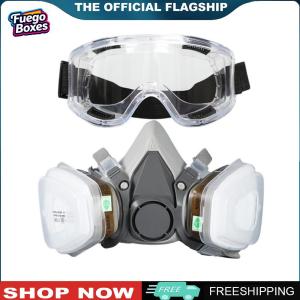 【New Arrival】 Reusable Half Face Cover with Cotton Filter Gas Cover Adjustable Strap Dust-proof for Painting Welding Polishing