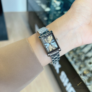 นาฬิกาผู้หญิง Casio แท้ รุ่น LTP-1234DD-7A สายสเตนเลสสตีล ทรงผืนผ้า กันน้ำ รับประกันสินค้า 1 ปี