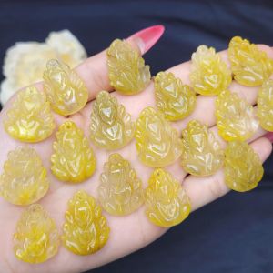 Mặt hồ ly chúa Thạch Anh Tóc Vàng VIP - Phong Thủy TUDO