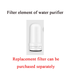KONKA Mini Tap Water Purifier Kitchen Faucet with Washable Rust Bacteria Removal Ceramic Percolator Water Filter KONKA Mini Water Faucet Water Purifier Kitchen Tap Water Filter Penapis Air 水龙头净水器 (KPW-LT02)