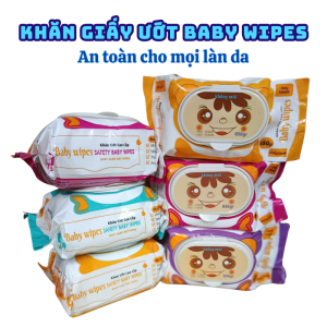 Combo [ 3 5 10 15 20 30 ] Bịch Khăn Giấy Ướt Gấu Baby 650gr Cao Cấp Không Mùi Chất Vải Mịn Màng