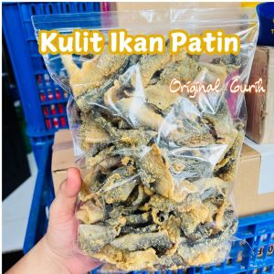 Kulit Ikan Crispy 200 gr Snacks Rasa Jalapeno/Original/Pedas Daun Jeruk