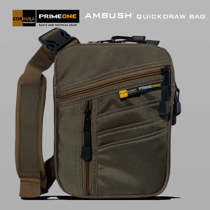 PRIMEONE X CORDURA QUICKDRAW BAG BLACK AMBUSH
