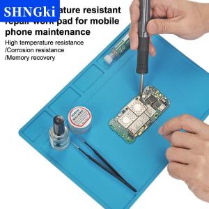 [COD] 🔥🔥🔥SHNGki 1 cái ESD cách nhiệt Hàn Mat máy tính sửa chữa điện thoại Pad chịu nhiệt độ cao làm việc Silicone Hàn mat