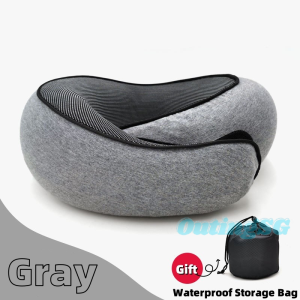 OutingSG® Packable Memory Foam U-Shaped Travel Pillow – Neck Support for Air Travel & Napping