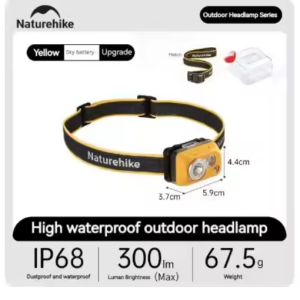 HEADLAMP  300 LUMEN NATUREHIKE CNK2300DQ016 - LAMPU CAMPING