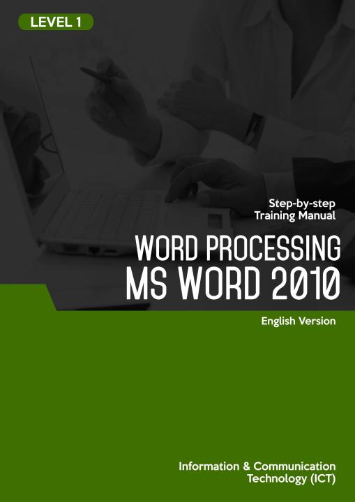 [E-BOOK] Word Processing (Microsoft Word 2010) Level 1 | Lazada