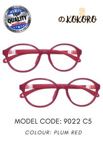 Glasses Frame Kid Comfortable TR90 Frame Children Glasses Nose Support Soft Oval For Boy Girls Cermin Mata