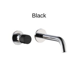Rubine Bologna BO 3131 CH Wall Basin Mixer Tap (Rose Gold/Chrome/Black)