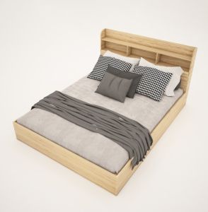 FREESHIP HCM - Giường Gỗ MDF Bệt Kiểu Nhật Tatana MDF008 - có thiết kế theo yêu cầu khách hàng