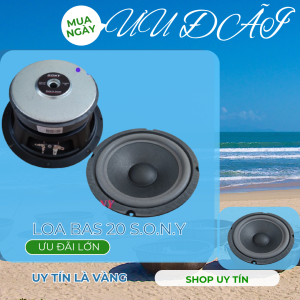 Củ loa bass 20 Sony công suất 250w từ đại  - bass căng tiếng hay -giá 1 chiếc