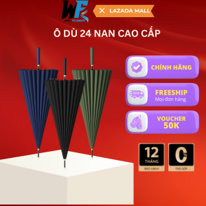 Ô DÙ 24 NAN KAW Ô Dù Siêu To Che Nắng Mưa Với 24 Nan Kép Cứng Cáp Chống Tia UV Chống Thấm Cực Tốt Nhỏ Gọn Chống Lật Siêu Chắc Chắn