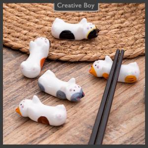 [Creative] Cute Japanese Rich Cat Lucky Cat Groceries Crafts Kittens Chopstick Racks Household Trinkets Kittens