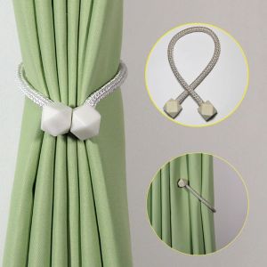 Magnet Curtains Bandages Buckle Creative Home Textile Curtain Strap Buckle Holder Window Decorative Accessories