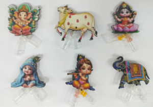 Traditional Decorative Haldi Kumkum Holder | Designer Pooja & Festival Accessory for Rakhi Diwali & Housewarming Gifts (Pack of 1 pc | Size: 2 Inches Approx)