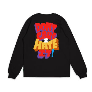 420Father Kaos Lengan Panjang Hate It Black X LP01 Cotton 24s