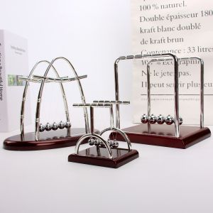 U-like Steel Balance Ball Sailboat Newton Ball Newtons Cradle School Early Childhood Education Supplies Desk Table Decor