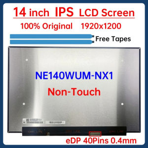 14 Inch IPS Laptop LCD Screen NE140WUM NX1 NE140WUM-NX1 V18.0 Display Matrix Panel Replacement 1920x1200 eDP 40 Pins