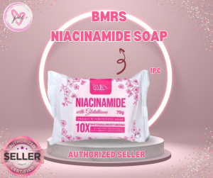 BMRS NIACINAMIDE GLUTA PREMIUM WHITENING SOAP DRY SKIN DARK SPOT ACNE AND OILY SKIN Body care