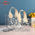 KYUSHUAD  Túi Tote Trong Suốt PVC Bao Bì Quà Tặng Túi Nhựa Cầm Tay. 