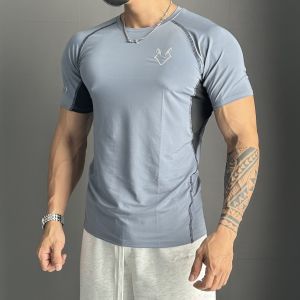 Áo Thun Thể Thao Form Ôm Body Mẫu Phối Lưới MỚI GYMFOX