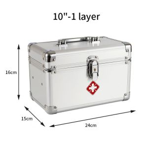 Medicine box Portable Large capacity medicine kit Aid Kit Storage Box Large Capacity Multi-Functional Family Emergency Kit Box First Aid Kit Storage Portable Home Multi-function Medicine Kit