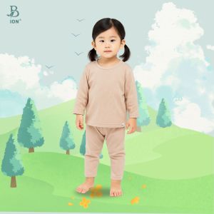 [BION] Negative Ion Kids Pajamas Set (100CM-155CM) | Size 30-36 | Children Sleepwear Long Sleeve Kids Pyjamas Nightwear