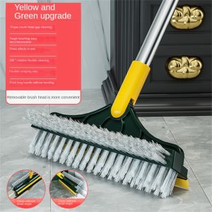 Linge | UPGRADED Magic Broom 3 In 1 Penyapu Lantai Floor Cleaning Brush 2 In 1 Brush Gap Scrub Brush Tile Kitchen Bathroom Glass Toilet | Ready Stock