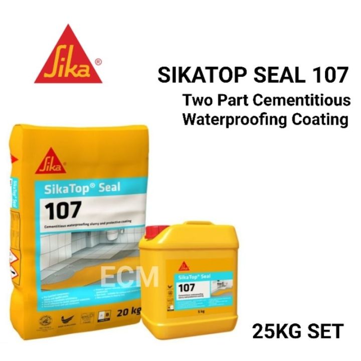 SIKATOP SEAL 107 (25KG SET) 2 Part A+B Cement Based Waterproof ...
