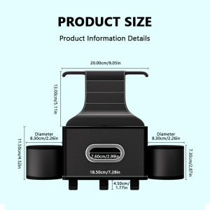 Gantungan Belakang Jok Mobil Tempat Tisu Organizer Kotak Penyimpanan Mobil Deluxe Tempat Tisu Mobil Tisu Gantungan Jok Mobil Cup Holder Mobil SEAMETAL