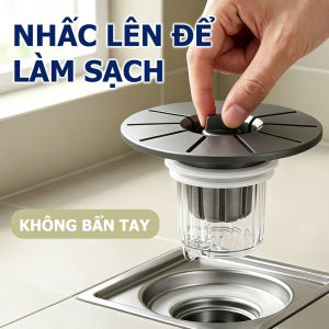 Lõi Thoát Sàn Chống Hôi Từ Tính Lưới Lọc Rác Cống Phễu Thu Nước Ngăn Côn Trùng Chống Trào Ngược Ron Silicone Thoát Nước Nhanh Phù Hợp Đa Năng ( 32-43mm ) cho Phòng Tắm Nhà Vệ Sinh Bếp Nâng Cấp Cao Cấp Dễ Dàng Lắp Đặt Không Cần Đục Nền
