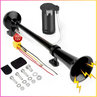 COD HEYVO Klakson Trompet Angin Untuk Mobil Truk Dan Motor Model Trompet Loud Air Horn 150dB 12V