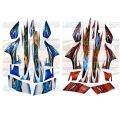 Stiker Sticker Striping fiz r fiz F1Zr f1z biru putih 2005 Murah. 
